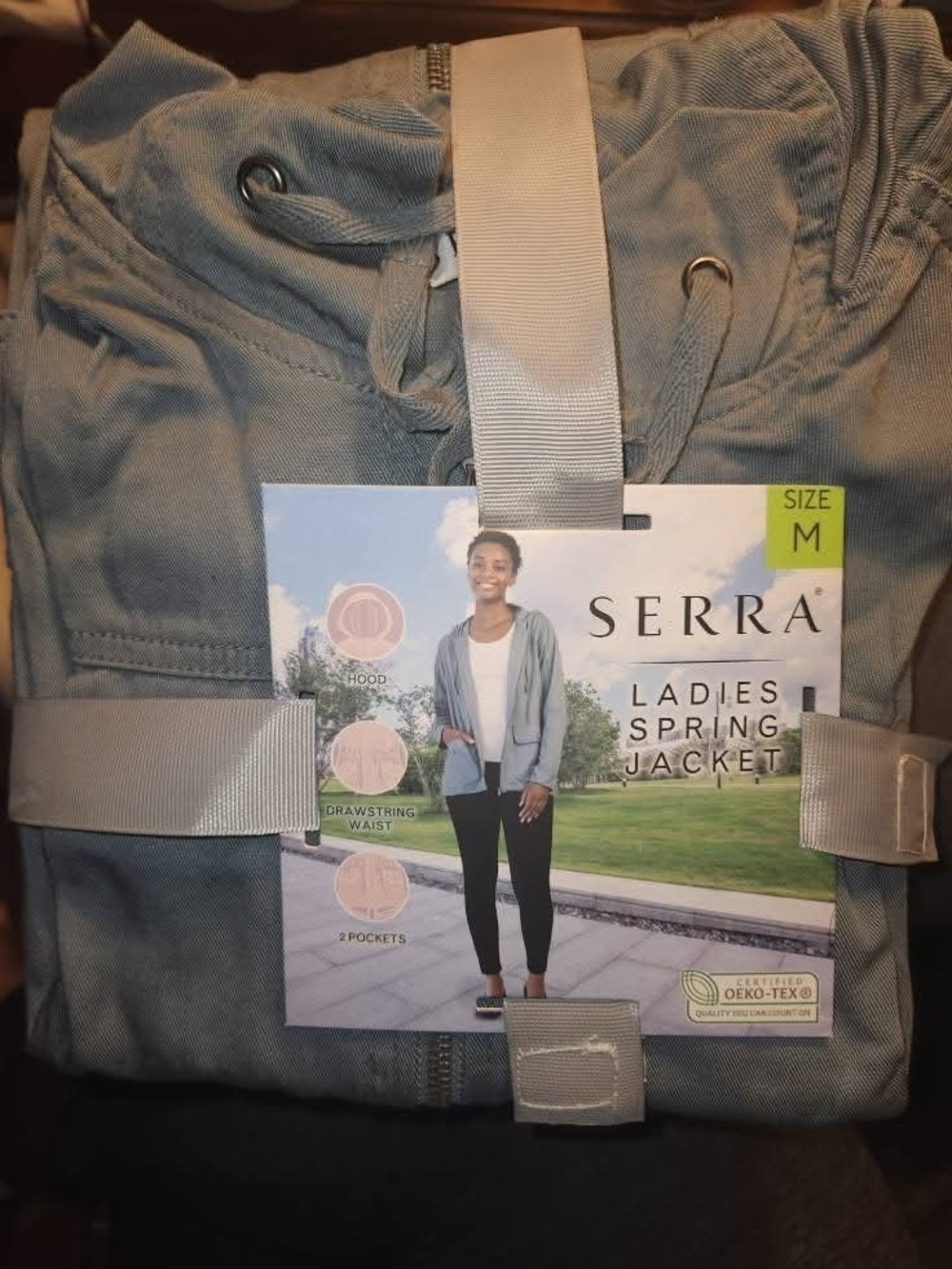 Serra Ladies Spring Jacket in Slate Gray-Blue